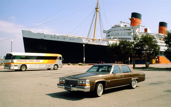 Cadillac Sedan de Ville de, voitures r&#233;tro, 1981 voitures, 6C-D69, des voitures am&#233;ricaines, 1981 Cadillac Sedan de Ville, Cadillac
