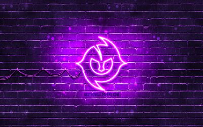 Paulo Dybala violet logo, 4k, violet brickwall, Paulo Dybala, fan art, Paulo Dybala logo, football stars, Paulo Dybala neon logo