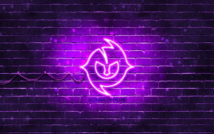 パウロDybala紫ロゴ, 4k, 紫brickwall, パウロDybala, ファンアート, パウロDybalaロゴ, サッカー星, パウロDybalaネオンのロゴ