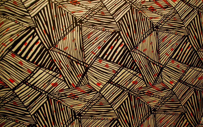 abstrakta geometriska m&#246;nster, sammanfattning papper bakgrund, trianglar, geometriska former, geometriska strukturer