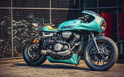 Yamaha Bolt XV950 Retro Cafe Racer, tuning, superbikes, 2020 bikes, japanese motorcycles, Yamaha