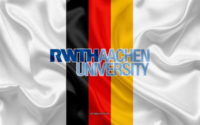 RWTH Aachenin yliopiston tunnus, Saksan lippu, RWTH Aachenin yliopiston logo, Aachen, Saksa, RWTH Aachen University
