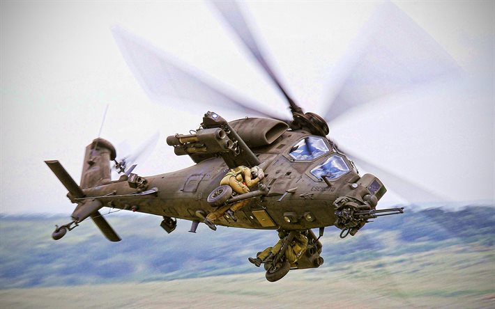 Agusta A129 Mangusta, 4K, elicottero d&#39;attacco, esercito italiano, NATO, elicotteri, AgustaWestland, Flying Agusta A129 Mangusta