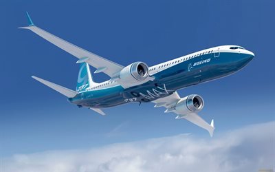 Boeing 737, passeggero, aereo, aereo di linea, volo