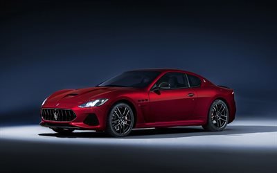 Maserati GranTurismo MC, 2018, Rouge GranTurismo, coup&#233; sport, le lifting
