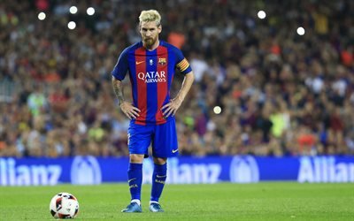 Lionel Messi, Barcelona, football, Spain, football stadium, Leo Messi