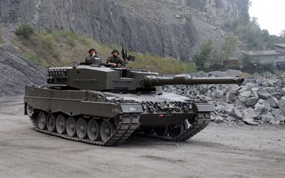 Leopard 2A4, carro armato tedesco, Austria, moderni veicoli blindati, Kampfpanzer Leopard 2A4, serbatoio