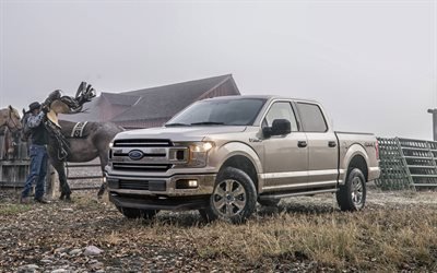 Ford-F-150, ranch, 2018 cars, SUVs, USA, Ford
