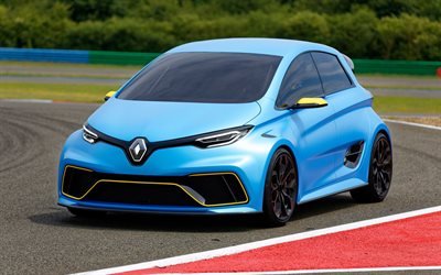 4k, Renault Zoe, Bilar 2018, kompakta bilar, elbilar, Renault