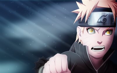 Naruto Uzumaki, rays, Naruto Shippuden, manga, anime characters, Naruto