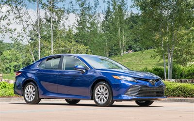 Toyota Camry, sedanes, 2018 coches, nuevo camry, los coches japoneses, Toyota