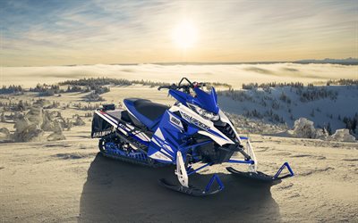Yamaha SRViper X-TX SE 141, 4k, 2018 bikes, snowmobile, extreme, X TX Series, Yamaha