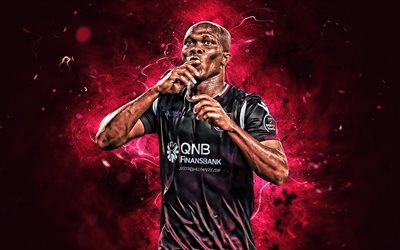 Anthony Nwakaeme, el objetivo, el Trabzonspor FC, adelante, Nigeriano de futbolistas, el f&#250;tbol, el Tony, Turkish Super Lig, Nwakaeme, las luces de ne&#243;n