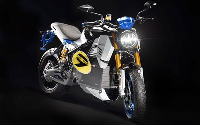 Energica Esse Esse 9, 4k, 2017 moto, moto sportive, Energica