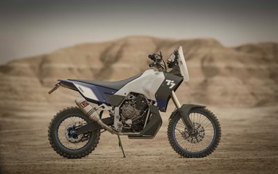 Yamaha T7 K&#228;site, 4k, 2017 polkupy&#246;r&#228;&#228;, desert, japanilaiset moottoripy&#246;r&#228;t, Yamaha