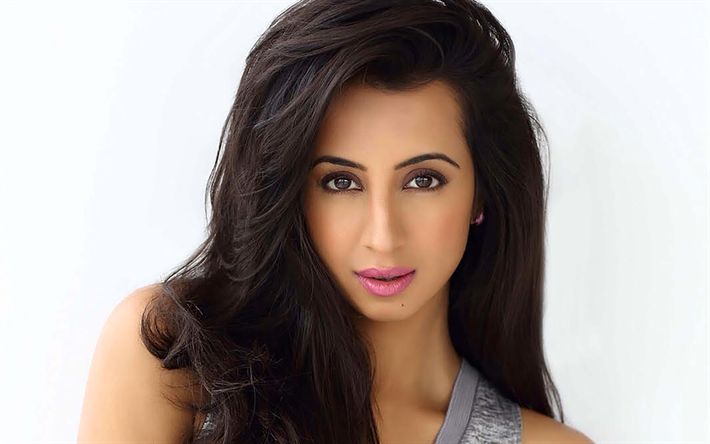 Sanjjanaa, 4k, Bollywood, retrato, belleza, morena, la actriz india