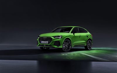 Audi RS Q3 Sportback, 4k, crossovers, 2019 coches, coches alemanes, Audi