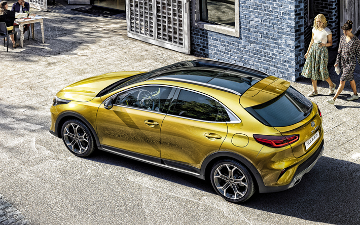 2020, Kia XCeed, exterior, side view, compact crossover, new golden XCeed, new cars, Korean cars, Kia