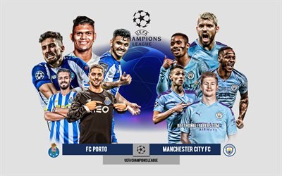 FC Porto vs Manchester City FC, C Grubu, UEFA Şampiyonlar Ligi, &#214;nizleme, promosyon malzemeleri, futbolcular, Şampiyonlar Ligi, futbol ma&#231;ı, FC Porto, Manchester City FC
