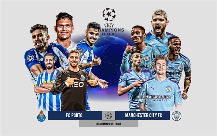 FC Porto vs Manchester City FC, Group C, UEFA Champions League, Preview, promotional materials, football players, Champions League, football match, FC Porto, Manchester City FC