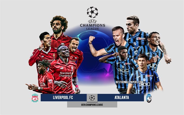 Liverpool FC vs Atalanta, Group D, UEFA Champions League, Preview, promotional materials, football players, Champions League, football match, Atalanta, Liverpool FC