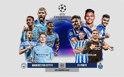 Manchester City FC vs FC Porto, Group C, UEFA Champions League, Preview, promotional materials, football players, Champions League, football match, Manchester City FC, FC Porto