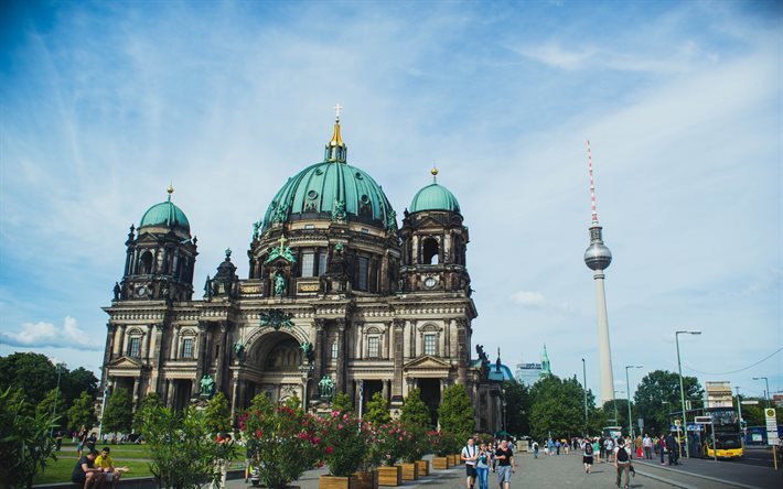 La Cath&#233;drale de Berlin, Berlin, Allemagne, point de rep&#232;re