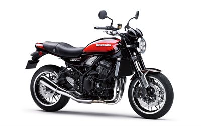 Kawasaki Z900RS, 4k, 2018 moto, stile Retr&#242;-Moderno, moto giapponesi, Kawasaki