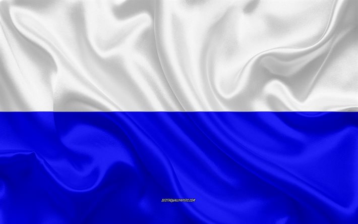 Mlada Boleslav bayrağı, &#199;ek Cumhuriyeti, 4k, ipek doku, &#199;ek şehirleri, Mlada Boleslav