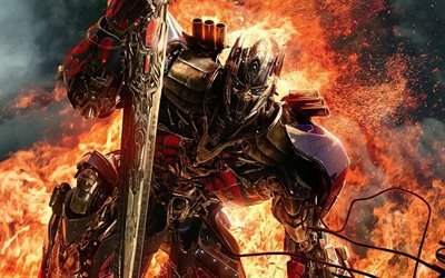 Optimus Prime De Transformers 5, El &#218;ltimo Caballero De 2017