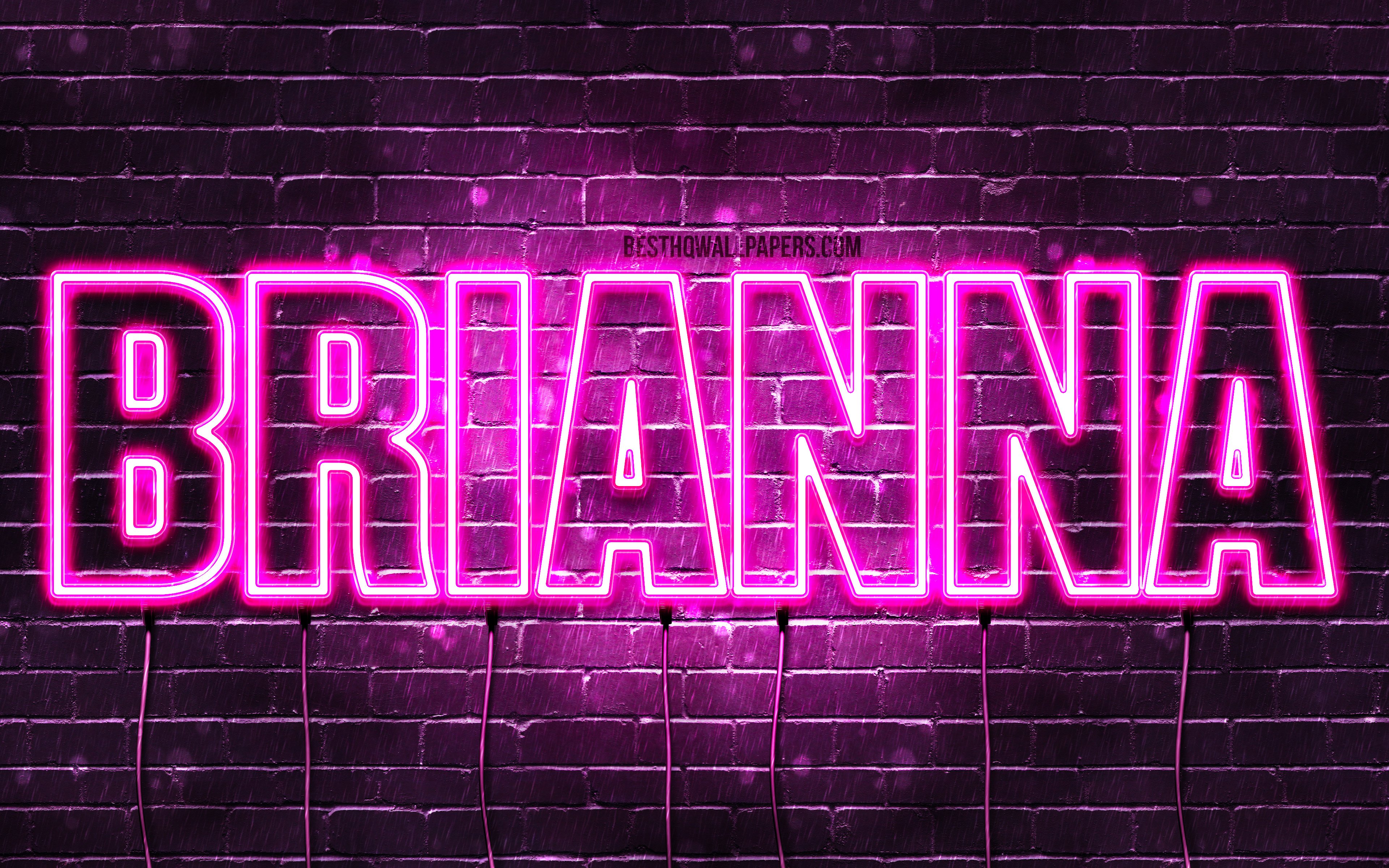 Download Wallpapers Brianna 4k Wallpapers With Names Female Names 
