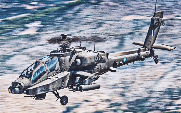 Boeing AH-64 Apache, combat helikopteri, Kreikan Armeija, lentomelun, armeijan helikopterit, AH-64 Apache, Kreikan Ilmavoimat