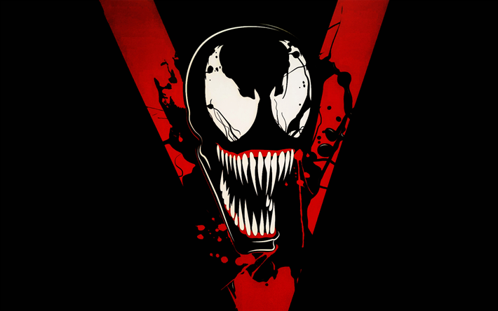 Venom, poster, 2018 Movie, art