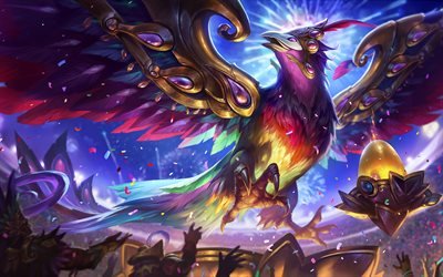 Anivia, 4k, MOBA, art, League of Legends