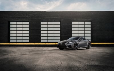 Lexus RC F, 4k, 2018 cars, supercars, japanese cars, Lexus