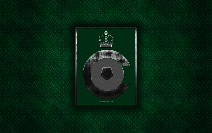 Herunterladen Hintergrundbild Cercle Brugge Ksv Belgische Fussball Club Grun Metall Textur Metall Logo Emblem Brugge Belgien Jupiler Pro League Der Belgischen Ersten Division Ein Kreative Kunst Fussball Fur Desktop Kostenlos