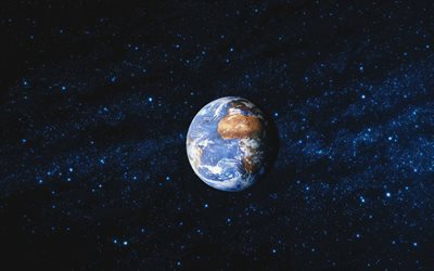 Earth, space, solar system, planet, stars