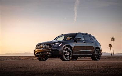 A Mercedes-AMG GLC 43, 4k, X253, 2020 carros, crossovers, At&#233; 2020, a Mercedes-AMG GLC 43, carros alem&#227;es, Mercedes