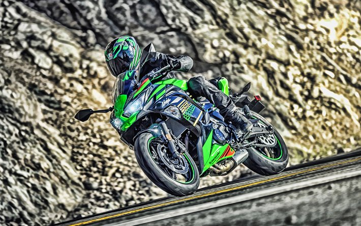 Kawasaki Ninja 650, HDR, superbikes, et 2020 les v&#233;los, les japonais de motos, 2020 Kawasaki Ninja, Kawasaki