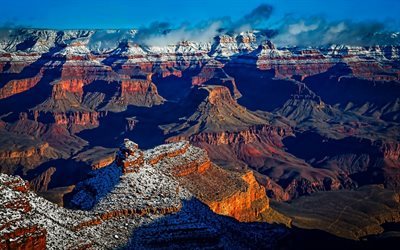 Grand Canyon, Kivi&#228;, aamulla, USA, Arizona, National Park