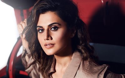 Taapsee Pannu, Bollywood, l&#39;actrice indienne, beaut&#233;, brunette, photoshoot