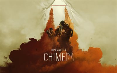Tom Clancys Rainbow 6 Kuşatma, Operasyon Chimera, 2018, poster, yeni oyunlar, 4k