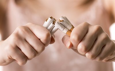 aufh&#246;ren zu rauchen, anti-raucher -, nichtraucher-konzepte, bricht zigaretten konzepte, nichtraucher