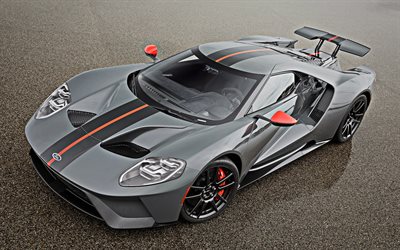 2019, Ford GT, Carbon Series, supercar, tuning, new gray Ford GT, American sports cars, Ford