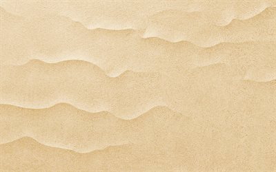 Sandy background, sand texture, golden sand, waves on the sand, texture with waves, natural materials