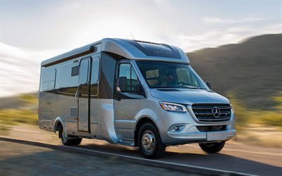Mercedes-Benz Sprinter, 2020, le voyage en van, Maison sur roues, voitures allemandes, la nouvelle Sprinter, Mercedes