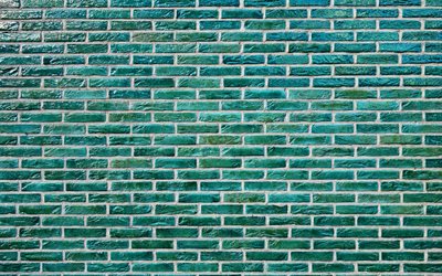 sininen brickwall, 4k, makro, sininen tiilet, tiilet kuvioita, sininen tiilet sein&#228;&#228;n, tiilet, sein&#228;&#228;n, sininen tausta tiilet, sininen kivi tausta