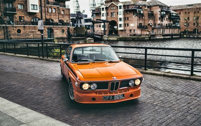 La BMW E9, voitures classiques, en 1975, les voitures, la BMW de Six supecars, BMW E9, BMW