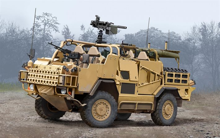 MWMIK, Jackal, British Army, Supacat HMT400 Jackal, auto blindate britanniche, Supacat, auto blindate
