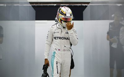 Lewis Hamilton, 4k, Mercedes AMG F1, 2018 voitures, Formule 1, F1, Formula One, F1 2018